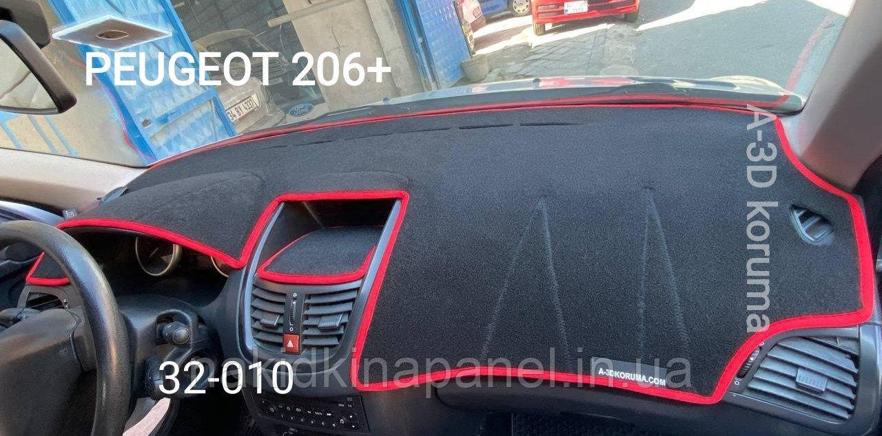 Накидка на панель PEUGEOT 206 1998-2012 Чохол/накидка на торпеду авто Пежо 206