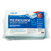 Пеленки впитывающие ежедневные Magik pet для щенков и собак 60х60 см 1 шт