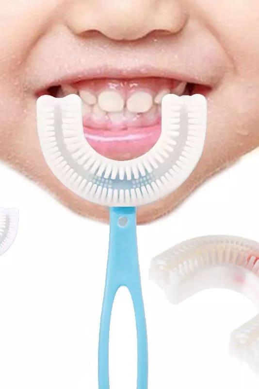 Дитяча зубна щітка 360 градусів у вигляді капи 143672P, фото 1