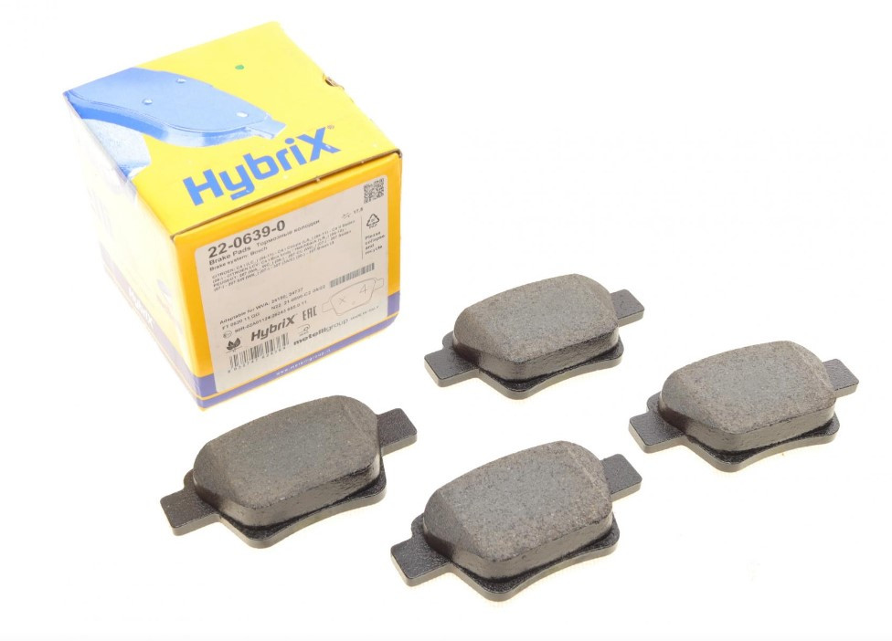 Гальмівні колодки задні Citroen C4 Metelli 22-0639-0, фото 1