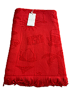 Пляжний рушник Maison Dor Miami Red бавовна 100-200 см червоне