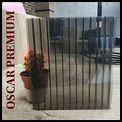 Стільниковий полікарбонат "Оскар Преміум" Бронза 40% Однокамерний, мм 10