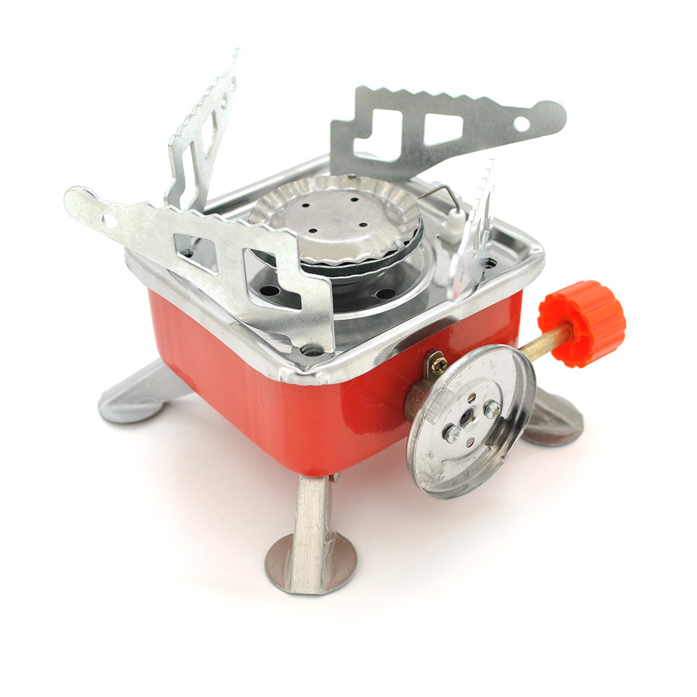 Туристичний газовий пальник K-202 з п'єзопідпалом під газові балони бутан, Box, фото 1