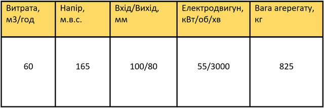 цнсгм 60-165 характеристики