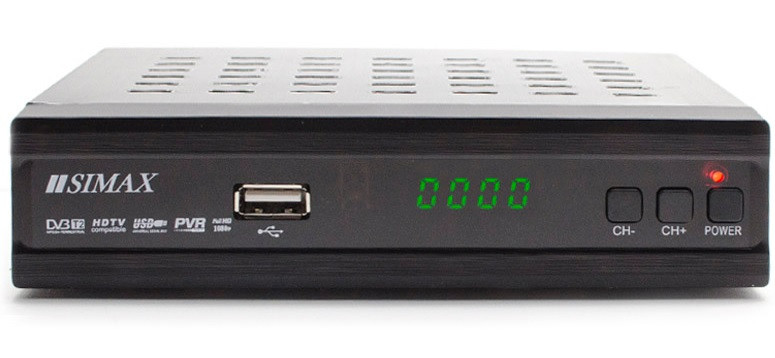 Ресивер (тюнер) IPTV DVB-T2 SIMAX Metal Blue KL1801, фото 1