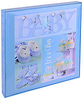 Фотоальбом EVG 20sheet Baby collage Blue w/box с анкетой, на 20 самоклеющихся листов, на русском языке