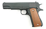 Пістолет страйкбольний Galaxy G13+ з кобурою (Colt M1911 Classic), фото 3