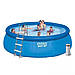 Басейн наливний 457*122 см, фільтр+насос 3785 л/год, сходи, тент, підстилка, Intex 26168, фото 2