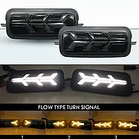 Світлодіодні підфарниці/габарити-повороти надфарбіНІ NIVA 2121-21214 стиль ЛАМБОРДЖІНІ комплект 2 шт.