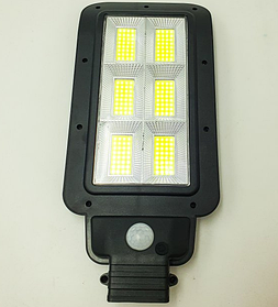 Ліхтар вуличний світильник акумуляторний 2200mA на сонячній батареї 6 COB 20 W LED Solar Street Light UKC T-19