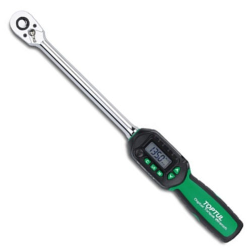Динамометричний ключ із цифровою індикацією 6.8-135 Нм 1/2" укорочений TOPTUL DT-135S4