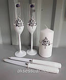 Весільні бокали ручної роботи Камені, фото 5