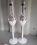 Весільні бокали ручної роботи Камені, фото 2