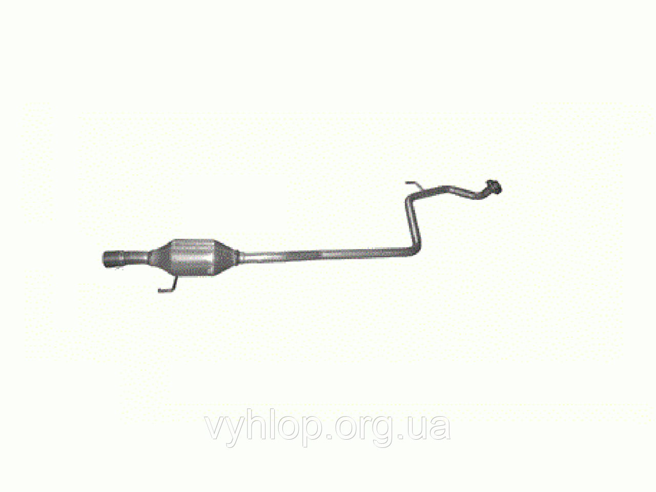 Резонатор Тойота Ярис (Toyota Yaris) 1.5 2017 — 2020 (26.49) Polmostrow