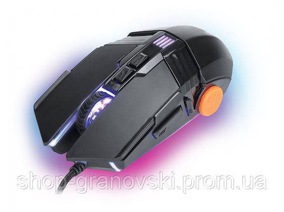 Мишка провідна з підсвічуванням Ergo NL-780 USB Чорний, фото 2