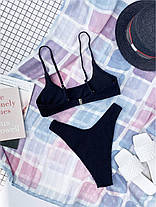 Жіночий роздільний купальник із чашками, фото 4