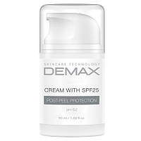 Постпилинговый защитный крем с SPF25 Demax 50 мл