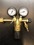 Редуктор балонний азотний БАЗО-150ДМ ДОНМЕТ (регулятор витрати N2) з ніпелями G1/4мм і G5/16 мм на виході 30а, фото 2