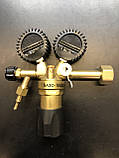Редуктор балонний азотний БАЗО-150ДМ ДОНМЕТ (регулятор витрати N2) з ніпелями G1/4мм і G5/16 мм на виході 30а, фото 5