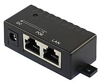 PoE адаптер IEEE 802.3af PoE с портом Ethernet 10/100/1000 Мбит/с