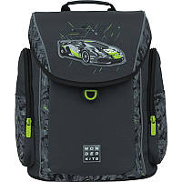 Рюкзак шкільний каркасний Wonder Kite Sport Car WK22-583S-4 940 г 34x28x17 см сірий