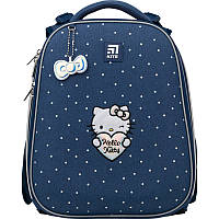 Рюкзак школьный каркасный Kite Education Hello Kitty HK22-531M 1020 г 38х29х16 см синий