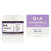 Нічний крем для обличчя Q+A Chamomile Calming Night Cream