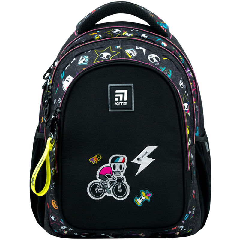 Рюкзак для підлітка Kite Education tokidoki TK22-8001M-1 854 г 40x29x17 см чорний, фото 1