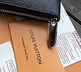 Чоловічий гаманець Louis Vuitton (60017) black, фото 6