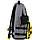 Рюкзак для підлітків Kite Education K2-949L 1 760 г 44x29.5x15 см сірий, жовтий, фото 6