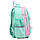 Рюкзак шкільної GoPack Education напівкаркасний 165 Flamingo GO22-1 754 г 34.5х25x12.5 см бірюзовий, фото 5