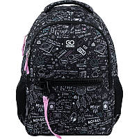 Рюкзак для міста і навчання GPack Education Teens 161 Style GO2-161M-4 454 г 42x30x13 см чорний, фото 1