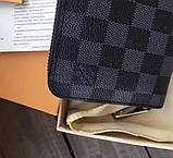 Чоловічий гаманець Louis Vuitton (60017) grey, фото 7