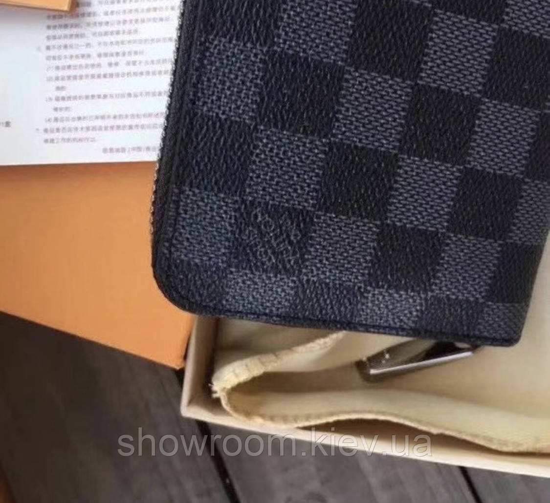 Купити Чоловічий гаманець Louis Vuitton (60017) grey, ціна 986