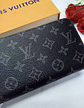Чоловічий гаманець Louis Vuitton (60017) dark grey, фото 7
