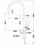 Кухонний змішувач Teka FOT 995 сірий камінь, фото 6