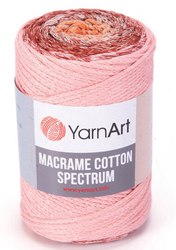 Macrame Cotton Spectrum Yarnart-1319, фото 1