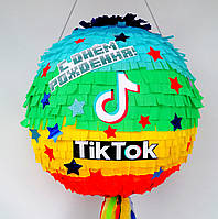 Пиньята TikTok тик ток Tik Tok тикток пиньята пината шар на день рождения шар обхват 88-90 см кольорова куля