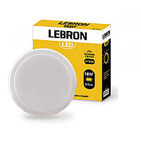 Накладной LED светильник 18W Lebron IP-65 L-WLR для помещений с повышенной влажностью 4100K 1575Lm угол 140 °