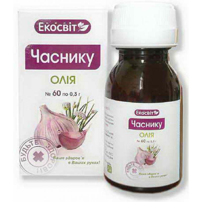 Олія часнику, 60 капсул, фото 1