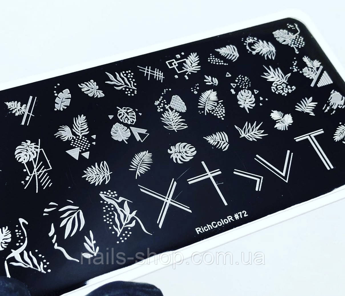 Пластина для стемпінгу RichColor -72, фото 1