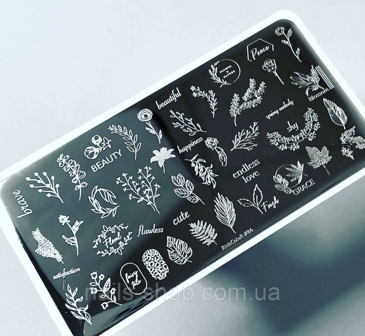 Пластина для стемпінгу RichColor -84, фото 1
