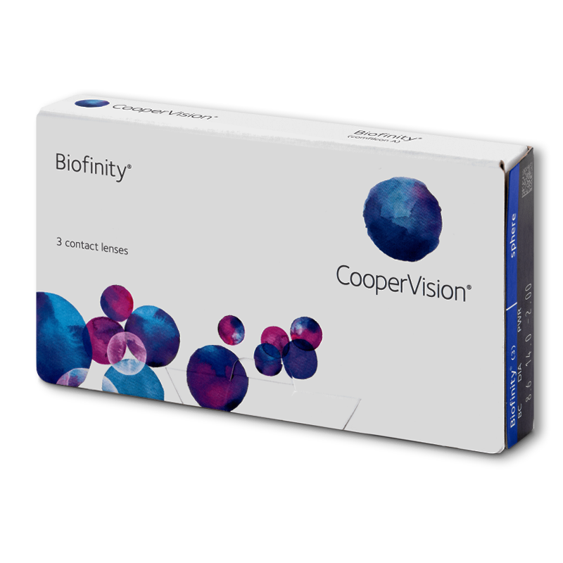 Контактні лінзи Biofinity -3,25 упаковка (3 шт.)
