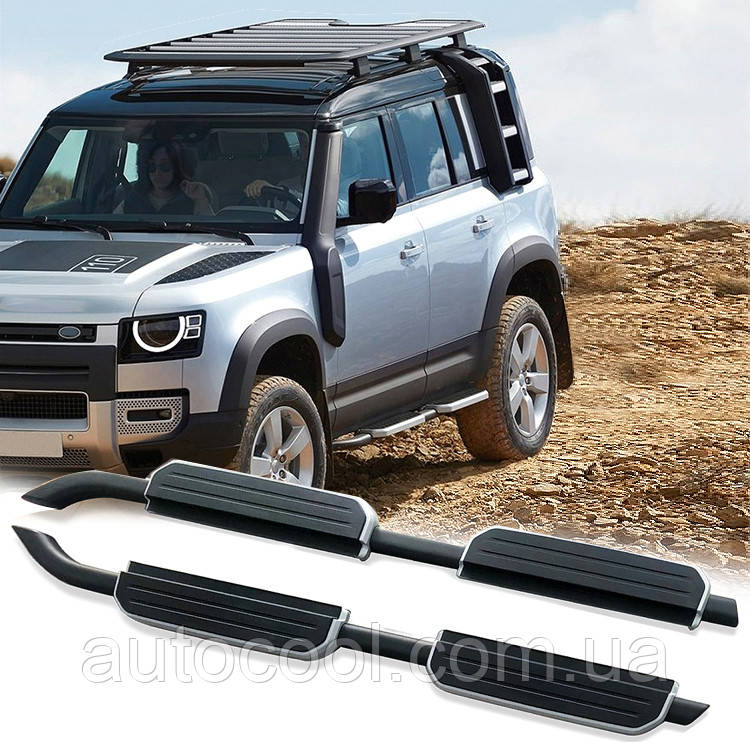 Бічні пороги Land Rover Defender 2020+ г.в. Дефендер
