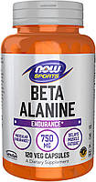 NOW Foods Sports Beta-Alanine Endurance 750 mg 120 капсул