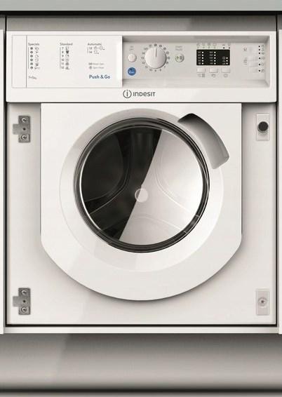 Вбудована прально-сушильна машина Indesit BI WMIL 71452EU, фото 1