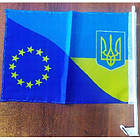 Прапор Україна/ Євросоюз (30х45) авто