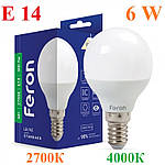 Світлодіодна лампа Feron LB-745 6w E14 2700, 4000, 6400K