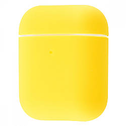 Чехол Silicone Case Ultra Slim for AirPods 2 lemon yellow