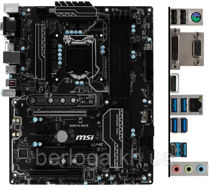 Материнська плата MSI B250 PC MATE